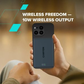 Батарея універсальна Canyon On Power 511 10000mAh 20W with MagSafe 15W Black (CNS-CPB511B)