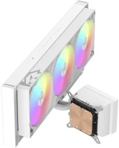 Фото: Система рідинного охолодження Gamemax GLACIER 360 LCD WH № 6 | KTC