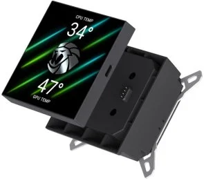 Фото: Система рідинного охолодження Gamemax GLACIER 360 LCD BK № 8 | KTC
