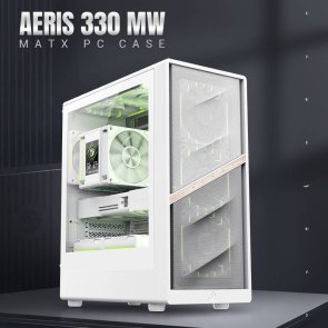 Корпус Gamemax Aeris 330 MW White with window (AERIS 330 MW)