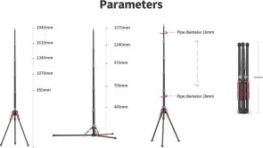 Фото: Штатив Ulanzi MT-49 Full carbon fiber Multifunctional portable light tripod (2784) № 6 | KTC