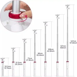 Фото: Штатив Ulanzi Vijim Multi-functional Mini Tripod White (2503A) № 7 | KTC