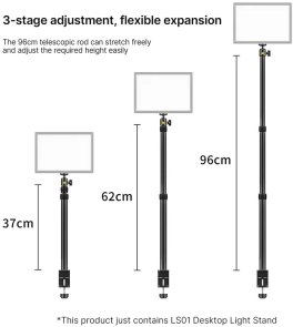 Штатив Ulanzi Vijim Desktop Extendable Light Stand (2248)