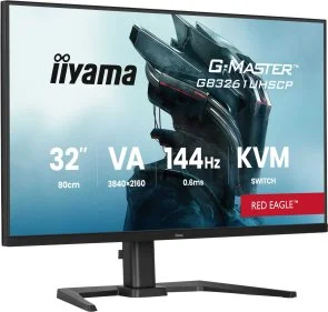 Фото: Монітор iiyama G-Master GB3261UHSCP-B1 - 31.5" VA / 3840×2160 / 144 Гц / AMD FreeSync Premium, Adaptive Sync / Pivot / HAS № 2 | KTC