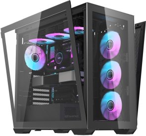 Корпус DARKFLASH DLX4000 Black with window (DLX4000 BLACK)