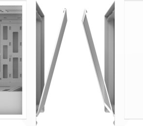 Корпус DARKFLASH DRX70 Glass White with window (DRX70 GLASS WHITE)