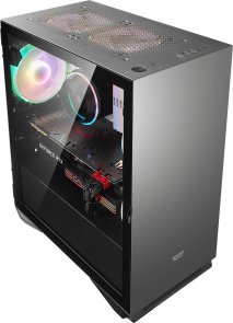 Корпус DARKFLASH DLM22 Black with window (DLM22 BLACK)