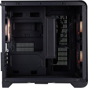 Корпус 1stPlayer VT5-BK-3F7 Black with window