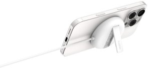 Бездротовий зарядний пристрій Belkin UltraCharge Magnetic Kickstand 15W White (WIA011HQWH)