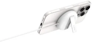 Фото: Бездротовий зарядний пристрій Belkin UltraCharge Magnetic Kickstand 15W White (WIA011HQWH) № 2 | KTC