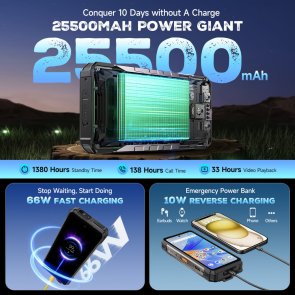 Смартфон Ulefone Armor 34+ 16/512GB Pulse Black (6975326661041)