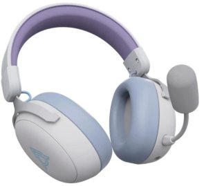 Гарнітура Ajazz AHM08 Max WL/BT Purple/White/Blue (AHM08-MAX-PWB)