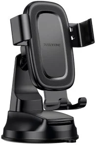 Фото: Кріплення для мобільного телефону BOROFONE BH130 Follower Gravity Car Holder Black (6941991121289) № 2 | KTC