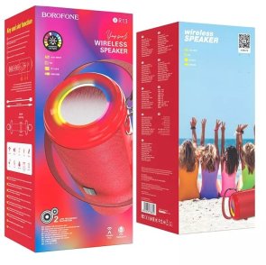 Портативна колонка BOROFONE BR12 Amplio Sports Red (6931474735638)