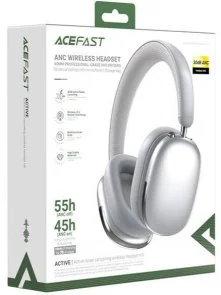 Фото: Гарнітура Acefast H9 Silver (6974316284383) № 4 | KTC