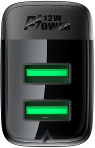 Зарядний пристрій Acefast A86 2.4A Black (6974316283270)