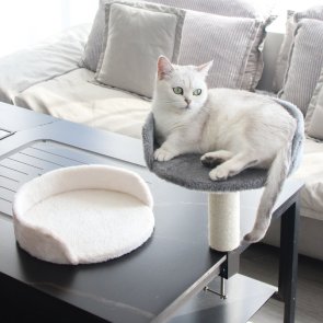 Лежанка з кріпленням для столу Me&Pet Сіра (NMP40)