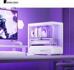 Корпус Jonsbo D200 White with window