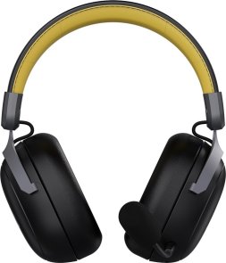 Гарнітура Ajazz AHM08 Max WL/BT Black/Grey/Yellow (AHM08-MAX-BGY)