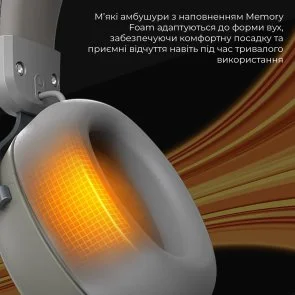Фото: Гарнітура Ajazz AHM08 Max WL/BT Grey (AHM08-MAX-GW) № 12 | KTC