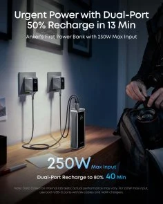Фото: Батарея універсальна Anker Prime 26000mAh 300W Black (A110AH11) № 4 | KTC