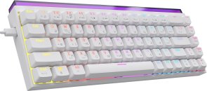 Клавіатура, Ajazz NK68 Red Switch ENG/UKR USB, White ( Gaming )