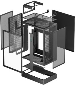 Корпус Deepcool CH170 Plus Black with wondow (R-CH170-BKNGM0-G)