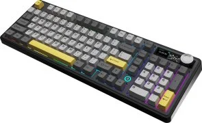Фото: Клавіатура Ajazz AK980 V2 Gift Switch V2 WL/BT/USB Black/Grey/Yellow (AK980-V2-G-BGY) № 5 | KTC