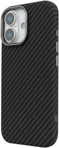 Фото: Чохол ArmorStandart for Apple iPhone 17 - LikeCarbon2 MagCase Carbon Black (ARM86257) № 4 | KTC