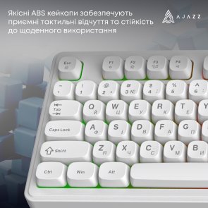 Клавіатура Ajazz AF98 USB White (AF98-W)