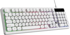 Фото: Клавіатура Ajazz AF98 USB White (AF98-W) № 4 | KTC