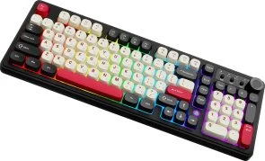 Фото: Клавіатура Ajazz AF98 Plus USB/WL/BT Black/White/Red (AF98-PLUS-BSR) № 5 | KTC