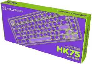 Фото: Клавіатура Hator Hellyberry HK75 Mechanical Linear Wireless/BT White/Violet (HK75 wireless) № 9 | KTC