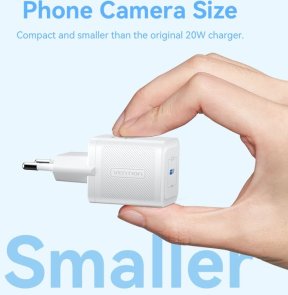 Зарядний пристрій Vention 20W PD White (FEPW0-EU)