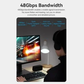 Фото: Кабель Vention Optical v2.1 8K HDMI / HDMI 15m Black (ALBBN) № 5 | KTC