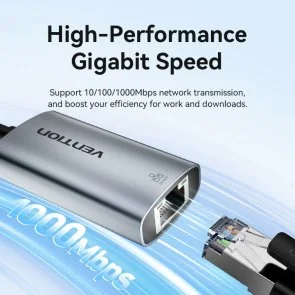 Фото: Мережева карта Vention USB-C - Gigabit Ethernet (CFPHB) № 6 | KTC