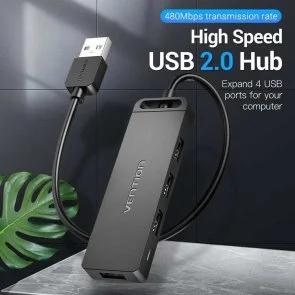 Фото: USB-хаб Vention 5in1 0.15m Black (CHMBB) № 3 | KTC