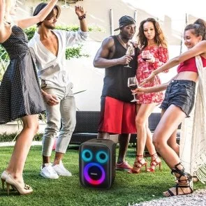 Фото: Акустика для вечірок Tronsmart Halo 200 Black with two microphones (968233) № 9 | KTC