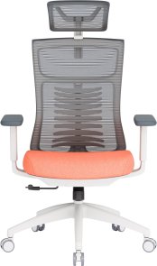 Крісло OfficePro Balance OC550-W-DG-OR White/Dark Gray/Orange