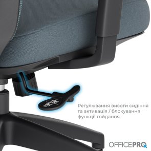 Крісло OfficePro Balance OC550-B-DG-DG Black/Dark Gray
