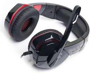 Гарнітура накладна ReaL-EL GDX-7800, Black/Red ( Gaming )