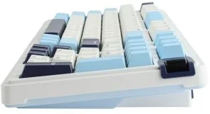 Фото: Клавіатура KZZI K98 Rainbow Switch ENG/UKR WL/BT/USB Polar White (6935280824999) № 5 | KTC
