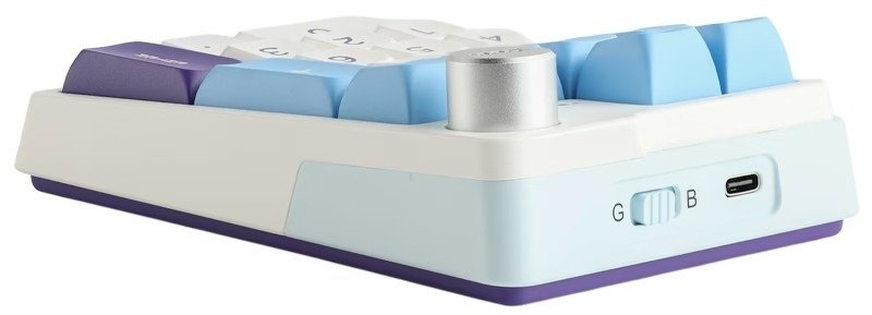 Клавіатура KZZI K20 Meeting Switch WL/BT/USB Blue Sea (6935280823404)