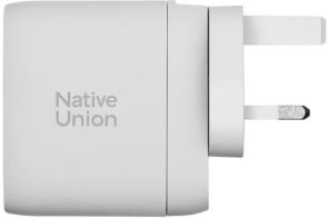 Зарядний пристрій Native Union Fast GaN Charger PD 67W White (FAST-PD67-WHT-2CA)