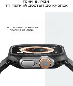 Чохол Pitaka for Apple Watch 10 46mm - Air Black/Grey