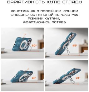 Тримач Popsocket Pitaka MagEZ Grip 3 Ocean Blue