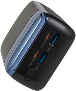 Батарея універсальна RivaCase RivaPower VA1080 30000mAh, 2xUSB, 2xType-C, 65W, Black