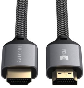Кабель HDMI to HDMI 2м, Satechi Ultra High Speed Cable, Space Gray