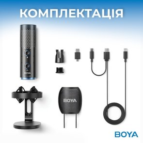 Мікрофон BOYA K5-02 RGB Black (BOYA K5-02)