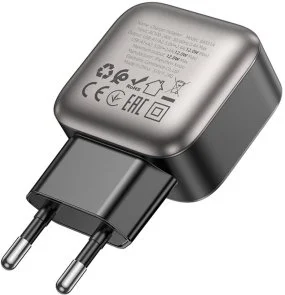 Фото: Зарядний пристрій BOROFONE BAS51A Absolute Black (6941991116100) № 6 | KTC